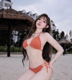 Set Bikini set đi biển 3 món phối 3 khoen sexy sang chảnh